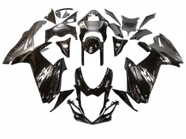 Meilleurs Carénages Moto Suzuki GSXR 600 / GSXR 750 2011-2024 - Noir Brillant Gris Blanc