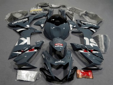 Meilleurs Carénages Moto Suzuki GSXR 600 / GSXR 750 2011-2024 - Gris Nardo Foncé Blanc Noir Rouge Motul