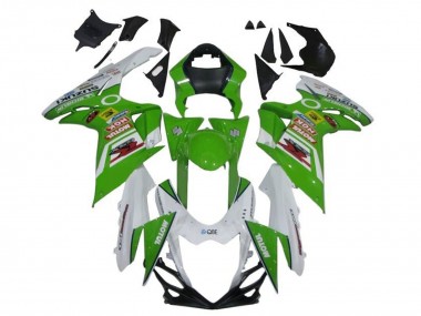 Meilleurs Carénages Moto Suzuki GSXR 600 / GSXR 750 2011-2024 - Blanc Vert Rouge Motul