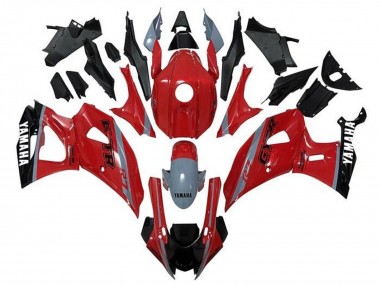 Meilleurs Carénages Moto Yamaha YZF R7 2021-2024 - Rouge Gris Noir Blanc