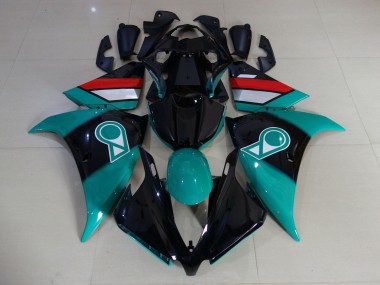 Meilleurs Carénages Moto Yamaha YZF 1000 R1 2009-2011 - Bleu Clair Noir Brillant Blanc Rouge