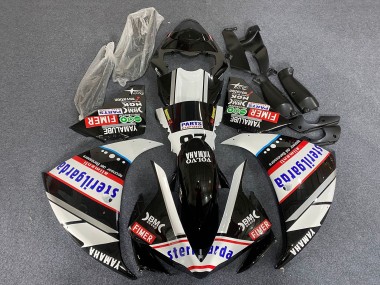 Meilleurs Carénages Moto Yamaha YZF 1000 R1 2009-2011 - Blanc Noir Rouge Sterilgarda Courses