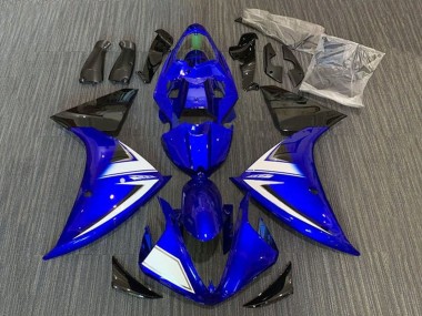 Meilleurs Carénages Moto Yamaha YZF 1000 R1 2009-2011 - Bleu Blanc Noir