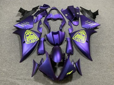 Meilleurs Carénages Moto Yamaha YZF 1000 R1 2009-2011 - Violet Jaune Néon