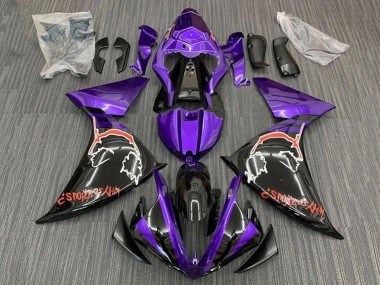 Meilleurs Carénages Moto Yamaha YZF 1000 R1 2009-2011 - Violet Noir Rouge Joker