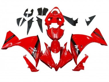 Meilleurs Carénages Moto Yamaha YZF 1000 R1 2009-2011 - Rouge Noir Bande