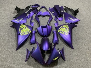 Meilleurs Carénages Moto Yamaha YZF 1000 R1 2012-2014 - Violet Jaune Néon