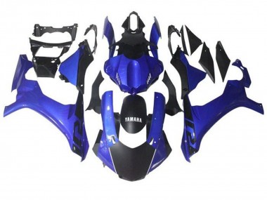 Meilleurs Carénage Moto Yamaha YZF 1000 R1 2015-2019 - Bleu Noir Mat