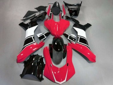 Meilleurs Carénage Moto Yamaha YZF 1000 R1 2015-2019 - Rouge Blanc Noir Brillant