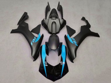 Meilleurs Carénages Moto Yamaha YZF 1000 R1 2015-2019 - Noir Mat Noir Brillant Bleu Clair