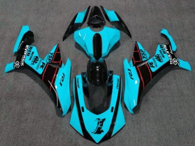 Meilleurs Carénages Moto Yamaha YZF 1000 R1 2015-2019 - Bleu Noir Rouge