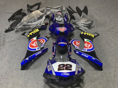 Meilleurs Carénages Moto Yamaha YZF 1000 R1 2020-2025 - Bleu Blanc Noir Rouge Pata