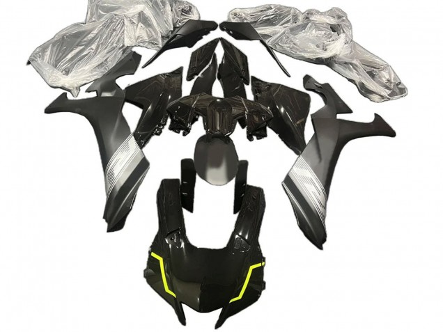 Carénages Moto Yamaha YZF 1000 R1 2020-2025 - Noir Brillant Noir Mat Argent Jaune