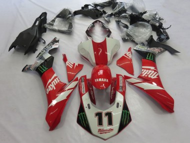 Meilleurs Carénages Moto Yamaha YZF 1000 R1 2020-2025 - Blanc Rouge Noir Vert Monstre Milwaukee