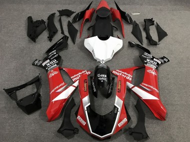 Meilleurs Carénages Moto Yamaha YZF 1000 R1 2020-2025 - Rouge Blanc Noir Brillant Sam