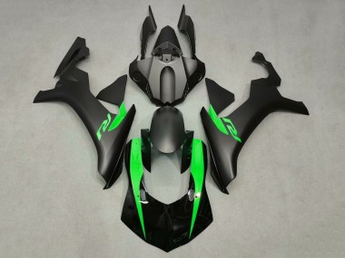 Meilleurs Carénages Moto Yamaha YZF 1000 R1 2020-2025 - Noir Brillant Noir Mat Vert