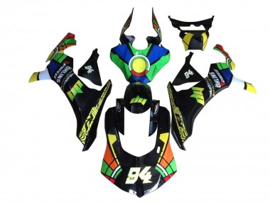 Meilleurs Carénages Moto Yamaha YZF 1000 R1 2020-2025 - Bleu Vert Jaune Rouge Noir Roue Chromatique 94