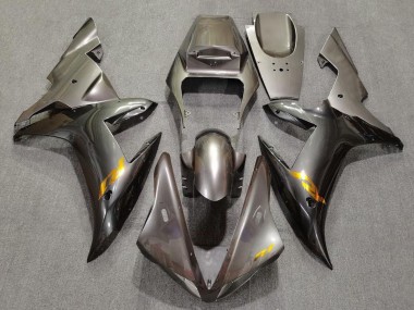 Meilleurs Carénages Moto Yamaha YZF 1000 R1 2002-2003 - Gris Or Décalque