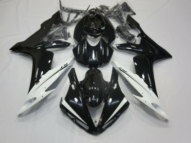 Meilleurs Carénages Moto Yamaha YZF 1000 R1 2004-2006 - Noir Brillant Blanc