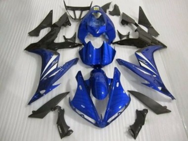 Meilleurs Carénage Moto Yamaha YZF 1000 R1 2004-2006 - Bleu Blanc Noir Brillant