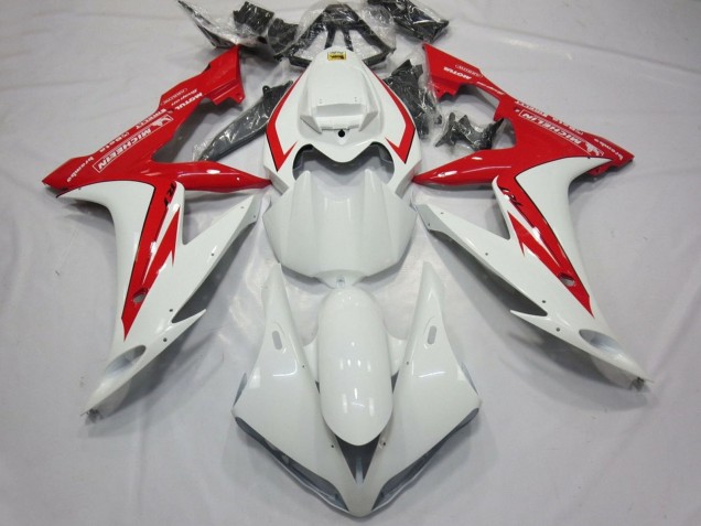 Carénages Moto Yamaha YZF 1000 R1 2004-2006 - Blanc Rouge