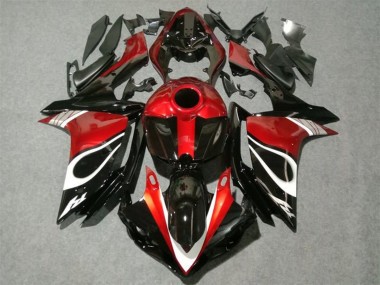 Meilleurs Carénages Moto Yamaha YZF 1000 R1 2007-2008 - Rouge Blanc Noir