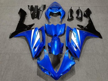 Meilleurs Carénage Moto Yamaha YZF 1000 R1 2007-2008 - Bleu Blanc Noir