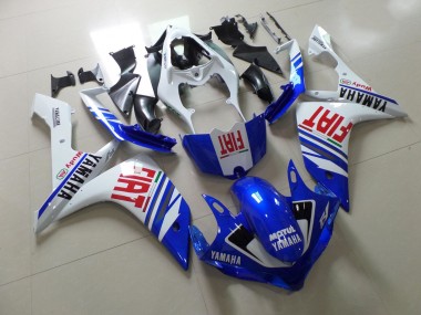Meilleurs Carénage Moto Yamaha YZF 1000 R1 2007-2008 - Blanc Bleu Rouge Fiat