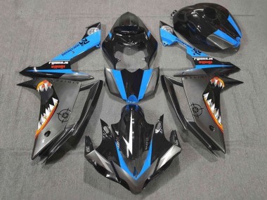 Meilleurs Carénages Moto Yamaha YZF 1000 R1 2007-2008 - Noir Brillant Bleu Argent Orange Blanc Requin