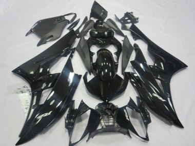 Meilleurs Carénages Moto Yamaha YZF R6 2006-2007 - Noir Brillant Noir Mat