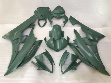 Meilleurs Carénages Moto Yamaha YZF R6 2006-2007 - Vert Armée