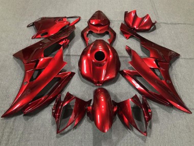 Meilleurs Carénages Moto Yamaha YZF R6 2006-2007 - Rouge