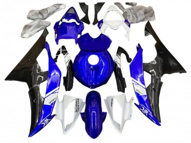 Meilleurs Kits Carénage Moto Yamaha YZF R6 2008-2016 - Blanc Bleu Noir Brillant