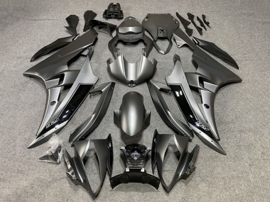 Meilleurs Carénages Moto Yamaha YZF R6 2008-2016 - Gris Mat Noir Brillant