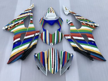 Meilleurs Carénages Moto Yamaha YZF R6 2008-2016 - Blanc Bleu Vert Jaune Rouge Arc-en-ciel Bande