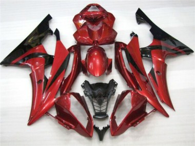 Meilleurs Carénages Moto Yamaha YZF R6 2008-2016 - Rouge Noir
