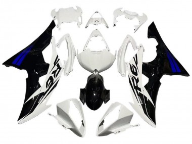 Meilleurs Carénages Moto Yamaha YZF R6 2008-2016 - Blanc Bleu Noir Brillant