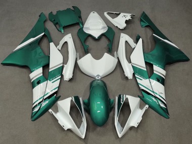 Meilleurs Carénages Moto Yamaha YZF R6 2008-2016 - Blanc Vert