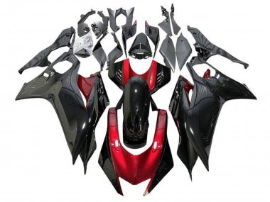 Meilleurs Carénages Moto Yamaha YZF R6 2017-2023 - Rouge Noir Brillant