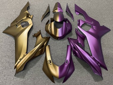 Meilleurs Carénages Moto Yamaha YZF R6 2017-2023 - Or Mat Violet Diviser