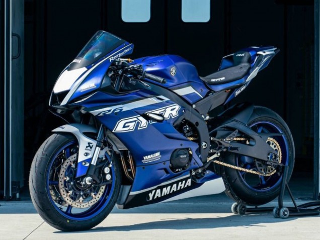 Carénages Moto Yamaha YZF R6 2017-2023 - Bleu Argent GYTR