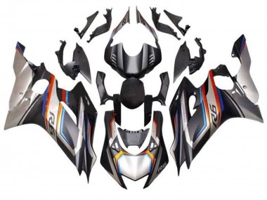 Meilleurs Carénages Moto Yamaha YZF R6 2017-2023 - Argent Gris Orange Bleu
