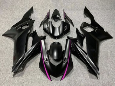 Meilleurs Carénages Moto Yamaha YZF R6 2017-2023 - Noir Mat Rose