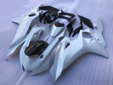 Meilleurs Carénages Moto Yamaha YZF R6 2017-2023 - Blanc Noir Brillant