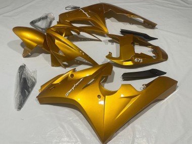 Meilleurs Carénages Moto Triumph Daytona 675 Triple 2006-2008 - Or Métallisé