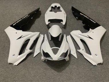 Meilleurs Carénage Moto Triumph Daytona 675 Triple 2006-2008 - Blanc Noir Brillant