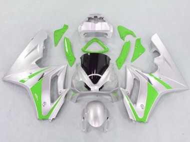 Meilleurs Carénages Moto Triumph Daytona 675 Triple 2006-2008 - Argent Vert