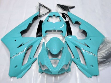 Meilleurs Carénages Moto Triumph Daytona 675 Triple 2006-2008 - Turquoise Bleu
