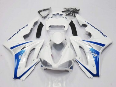 Meilleurs Carénage Moto Triumph Daytona 675 Triple 2006-2008 - Blanc Bleu