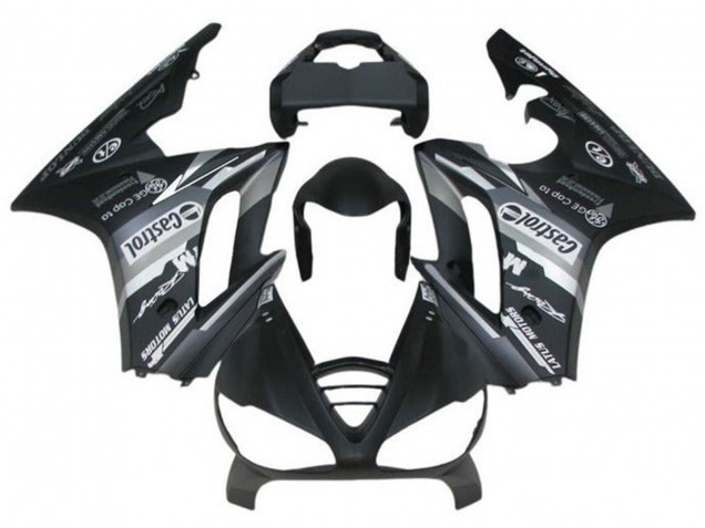 Carénages Moto Triumph Daytona 675 Triple 2009-2012 - Gris Noir Mat